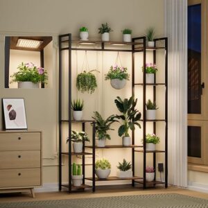Plant Stand Indoor with Grow Lights